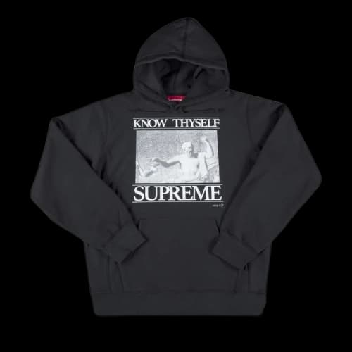 Supreme Know Thyself Hooded Sweatshirt 'Black'