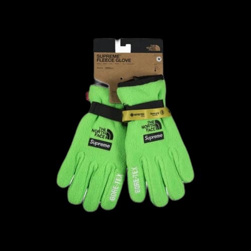 Supreme x The North Face RTG Fleece Glove 'Bright Green'