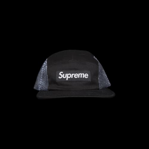Supreme Snakeskin Mesh Camp Cap 'Black'