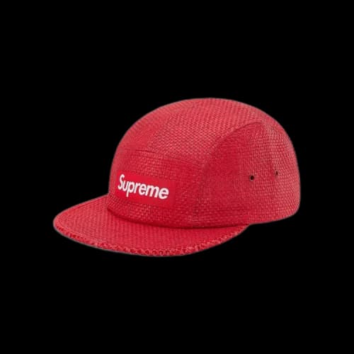 Supreme Raffia Camp Cap 'Red'