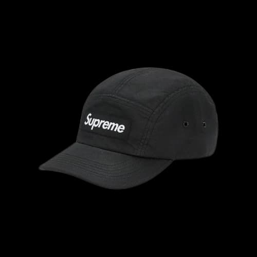 Supreme x Barbour Waxed Cotton Camp Cap 'Black'