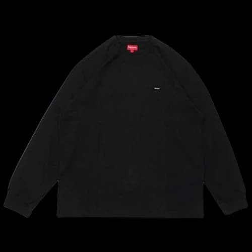 Supreme Small Box Long-Sleeve Tee 'Black'