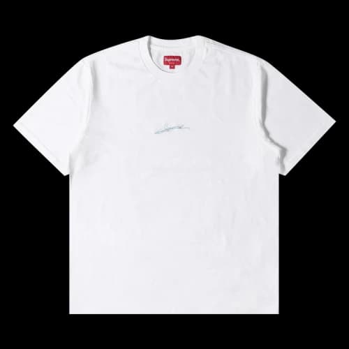 Supreme Signature Short-Sleeve Top 'White'
