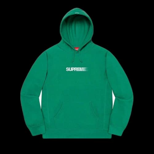 Supreme Motion Logo Hooded Sweatshirt 'Light Pine'