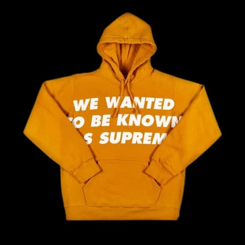 Supreme Known As Hooded Sweatshirt 'Gold'