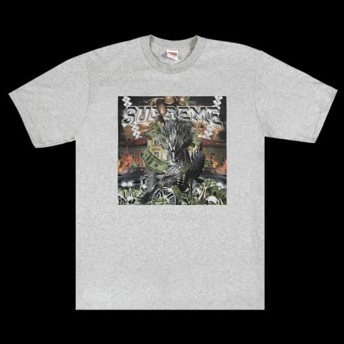 Supreme Dragon Tee 'Heather Grey'