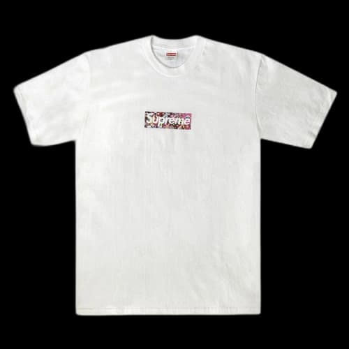 Supreme x Murakami COVID-19 Relief Box Logo Tee 'White'
