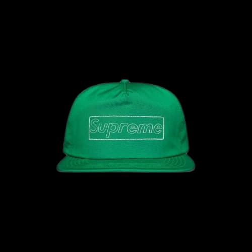 Supreme x KAWS Chalk Logo 5-Panel 'Green'