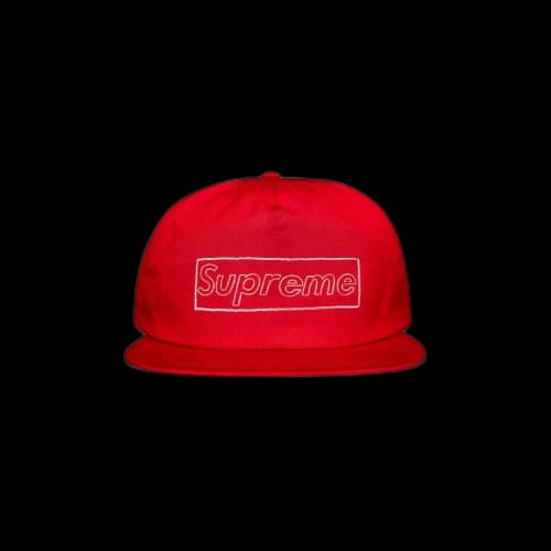 Supreme x KAWS Chalk Logo 5-Panel 'Red'