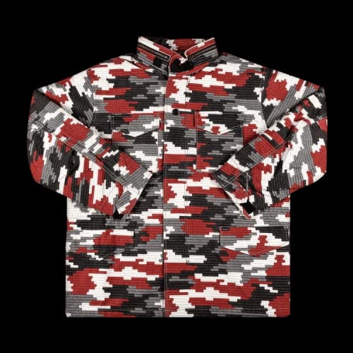 Supreme Logo Camo M-65 Jacket 'Red'
