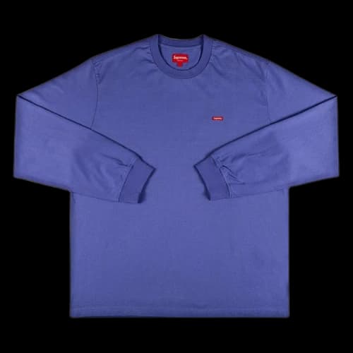 Supreme Small Box Long-Sleeve Tee 'Dusty Purple'