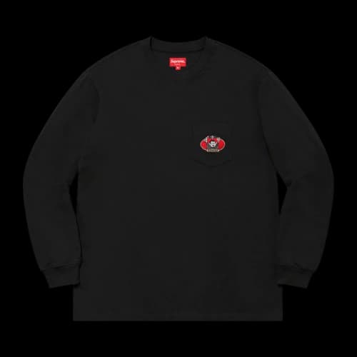 Supreme Vampire Boy Long-Sleeve Pocket Tee 'Black'