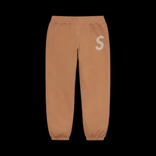Supreme x Swarovski S Logo Sweatpant 'Brown'
