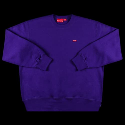 Supreme Small Box Crewneck 'Purple'