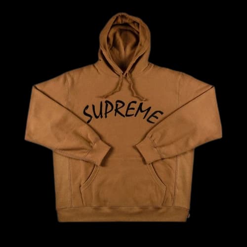 Supreme FTP Arc Hooded Sweatshirt 'Brown'