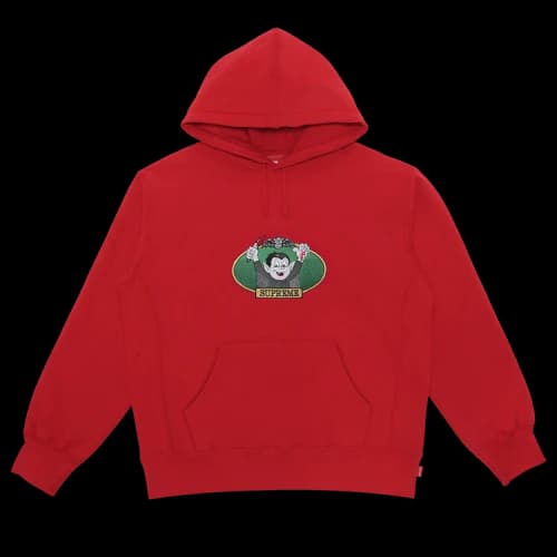 Supreme Vampire Boy Hooded Sweatshirt 'Red'