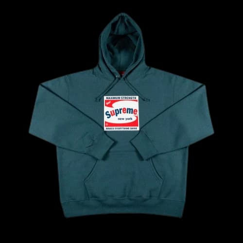 Supreme Shine Hooded Sweatshirt 'Slate'