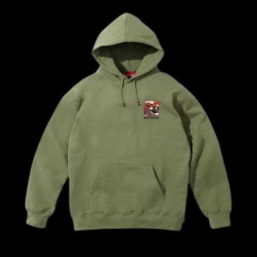Supreme x Butthole Surfers Hooded Sweatshirt 'Light Olive'