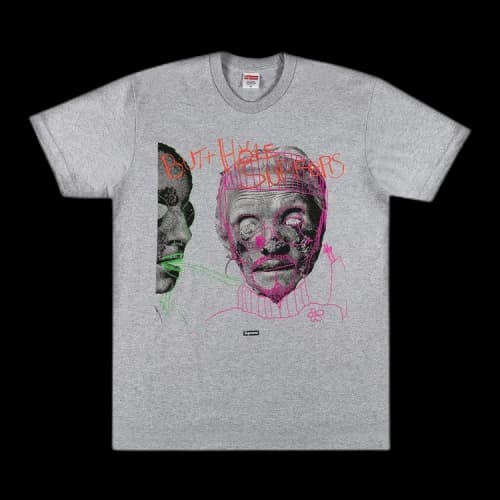 Supreme x Butthole Surfers Psychic Tee 'Heather Grey'