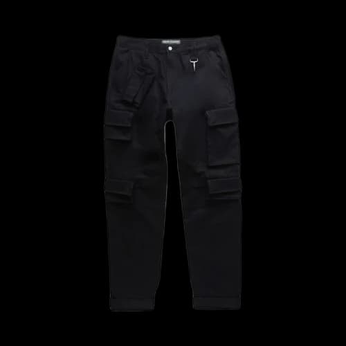 Reese Cooper Herringbone Cargo Pant 'Black'