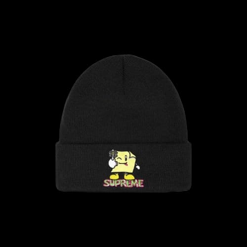 Supreme Sticky Note Beanie 'Black'