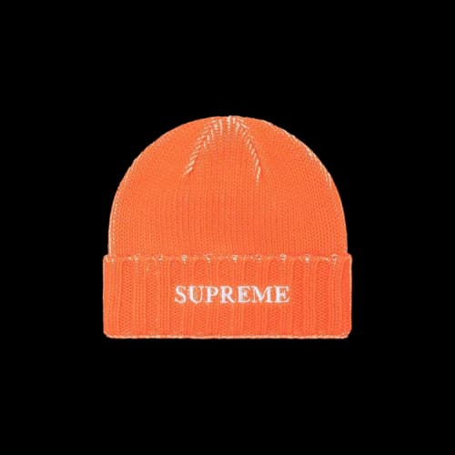 Supreme Overprint Beanie 'Orange'
