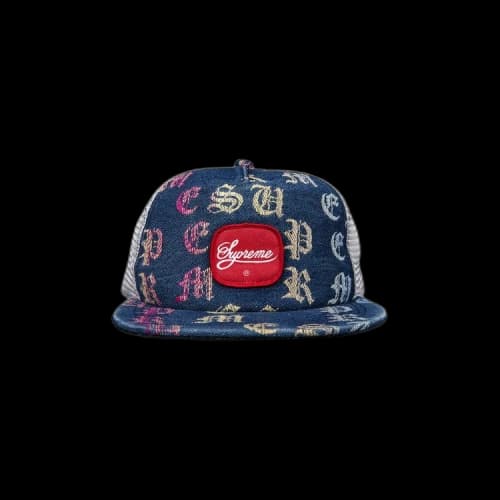 Supreme Gradient Jacquard Denim Mesh 5-Panel 'Blue'