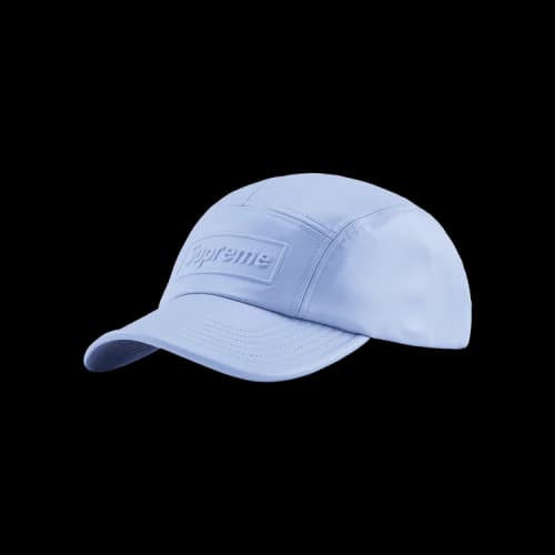 Supreme GORE-TEX Leather Camp Cap 'Grey'