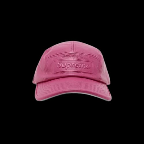 Supreme GORE-TEX Leather Camp Cap 'Pink'