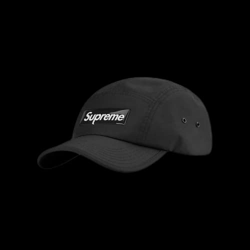 Supreme Inset Gel Camp Cap 'Black'