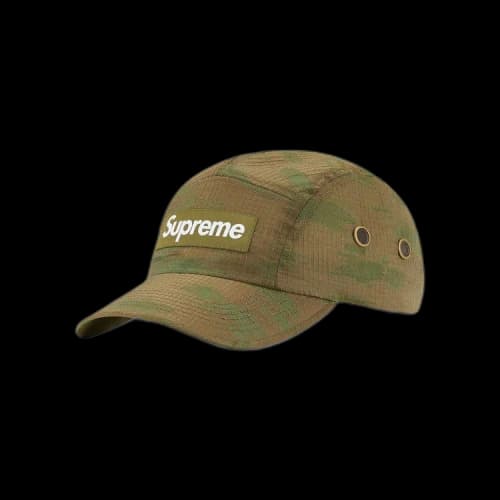 Supreme Broken Camo Camp Cap 'Olive'