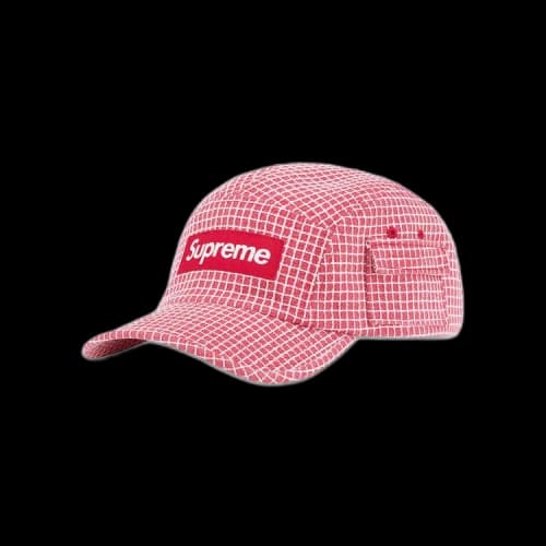 Supreme Denim Ripstop Camp Cap 'Red'
