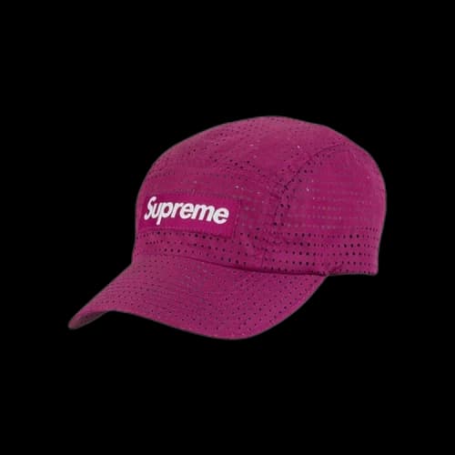 Supreme Preforated Camp Cap 'Magenta'
