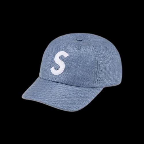 Supreme Raffia S Logo 6-Panel 'Navy'