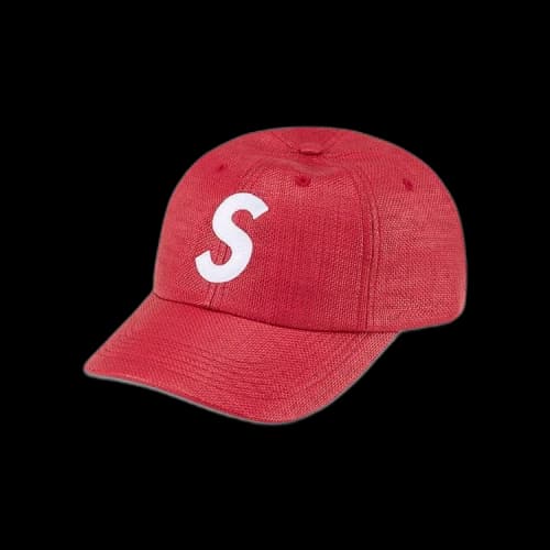 Supreme Raffia S Logo 6-Panel 'Red'