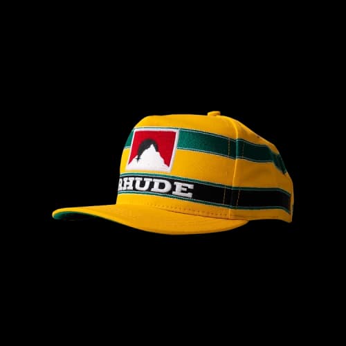 Rhude Ayrton Hat 'Yellow/Forest Green/Red'