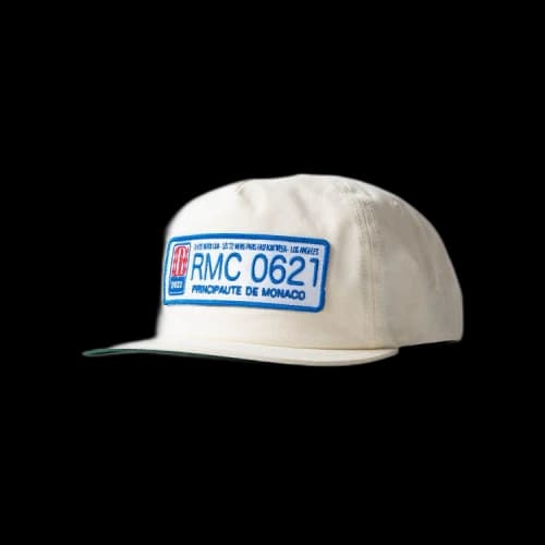 Rhude Licence Plate Hat 'Crème'