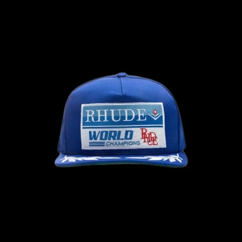 Rhude World Champions Hat 'Royal Blue'