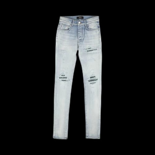 Amiri Bandana MX1 Denim Skinny Jeans 'Blue'