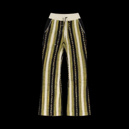 Amiri Braided Bandana Stripe Sweatpants 'Yellow'