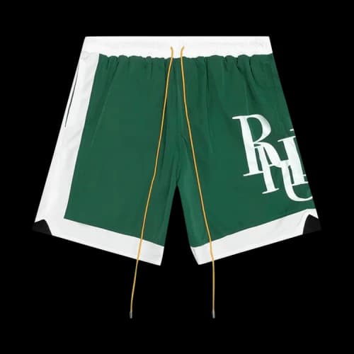 Rhude Side Logo Short 'Forest Green'