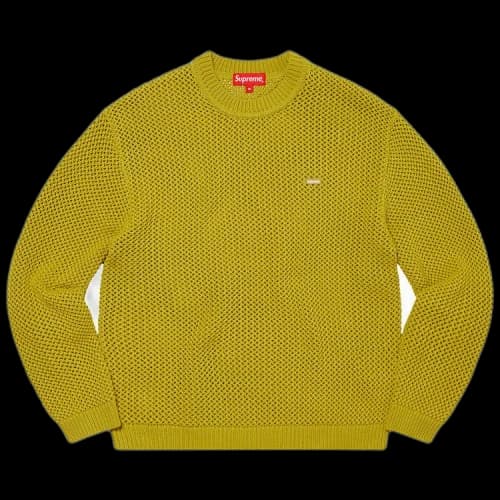 Supreme Open Knit Smallbox Sweater 'Acid Green'