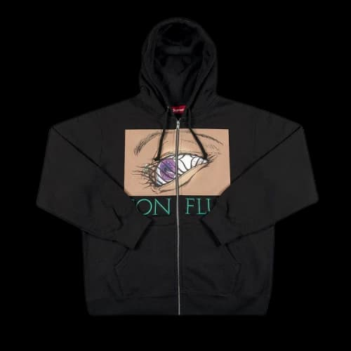 Supreme Aeon Flux Zip Up Hooded Sweatshirt 'Black'