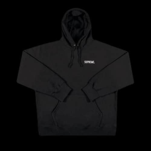 Supreme Ralph Steadman Skull Hooded Sweatshirt 'Black'