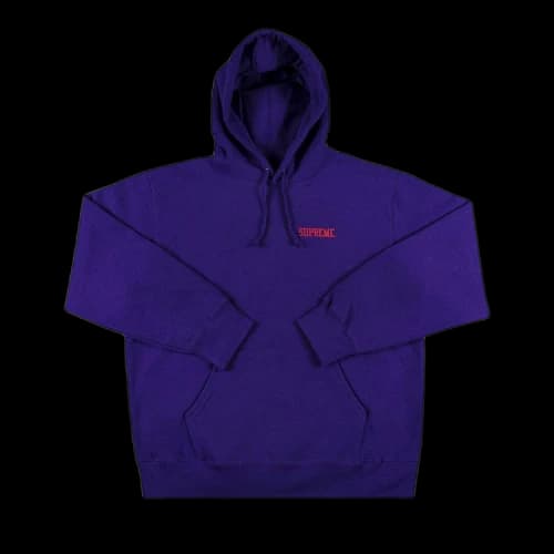 Supreme Ralph Steadman Skull Hooded Sweatshirt 'Purple'