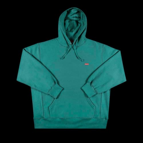 Supreme Enamel Small Box Hooded Sweatshirt 'Dark Teal'