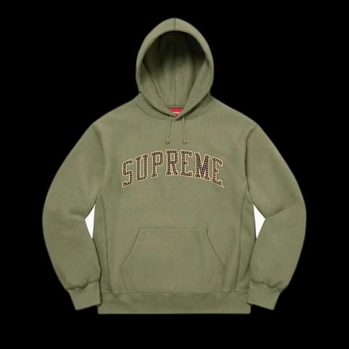 Supreme Stars Arc Hooded Sweatshirt 'Light Olive'
