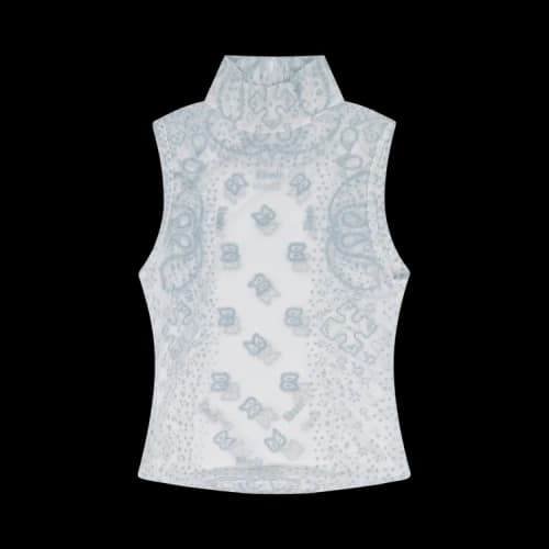 Rhude Bandana Mesh Tank Top 'Blue/White'