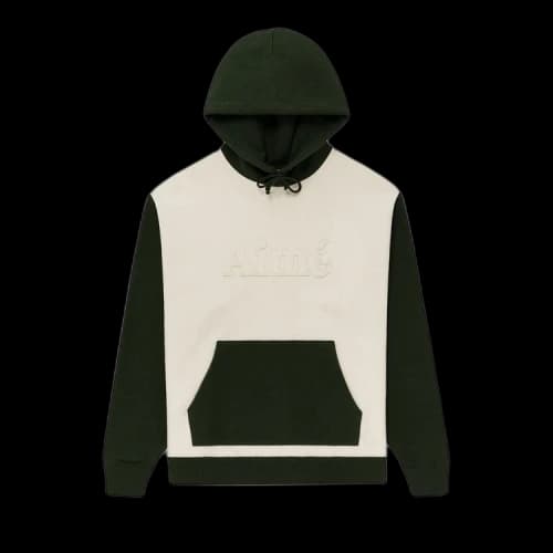 Aimé Leon Dore Washed Two-Tone Hoodie 'Bone White'