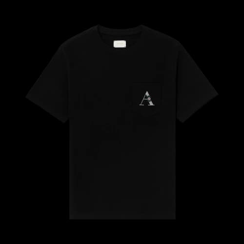 Aimé Leon Dore Needlepoint A Pocket Tee 'Jet Black'